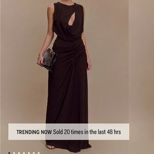 Meshki- Oria Draped Maxi Dress